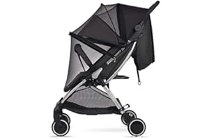 BAYINBROOK Pare-soleil Poussette Bébé Universelle,Housse de soleil pour poussette bébé, Poussette pour bébé Couverture de soleil pour poussette pare-soleil (Mosquito Net)