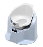 Rotho Babydesign TOP Xtra Komfort-Kindertopf / Töpfchen für erleichteres Sauberkeitstraining / 1 x Sitz 40cm x 34cm x 32cm in silbergrau / weiß - 2