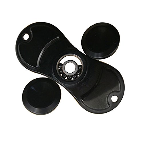 Tangren Fidget Spinner Toy,NDM Fidget EDC Hand Spinner Toy,Finger Playing or Table Top Spinning,High Speed (Black)
