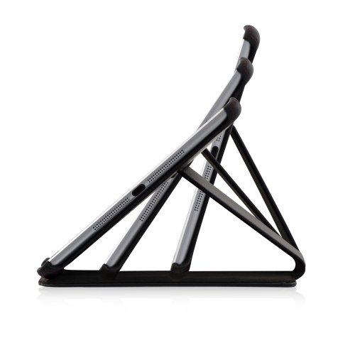 MANNA iPad 2017 iPad Air iPad 5 Schutzhülle Hülle Case Tasche von Manna | Schwarz mit farblich abgesetzten Nähten | Easystand einfach aufstellbar | AutosleepFunktion - 4