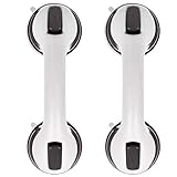 Newthinking Set of 2 Bathroom Support Handle Handrail - Portable Support Safety Grip Grab Handle with Suction Cup Fitting and Rapid Release for Bathrooms, Children and The Elderly