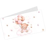 Cormar BIGLIETTINI BOMBONIERA Nascita Battesimo Primo Compleanno Bambina Kit da 45 PZ Personalizzati (7)