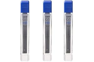 Uni-Ball Kuru Toga Nano Dia 0,5 mm HB mine di ricarica per matita meccanica (3 confezioni)