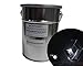 Produktbild 1 Liter Spritzfertigen Basislack Renault 676 Perlmutt Schwarz Metallic Autolack Lackpoint Tuning Trendlack