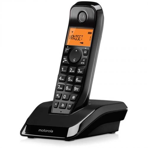 TELEFONO INALAMBRICO DECT Motorola S1201 StarTac schwarz