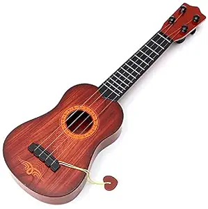 Swami Enterprise Guitar 4-String Acoustic Guitar Musical Instrument for Kids Learning (23 Inches)Brown