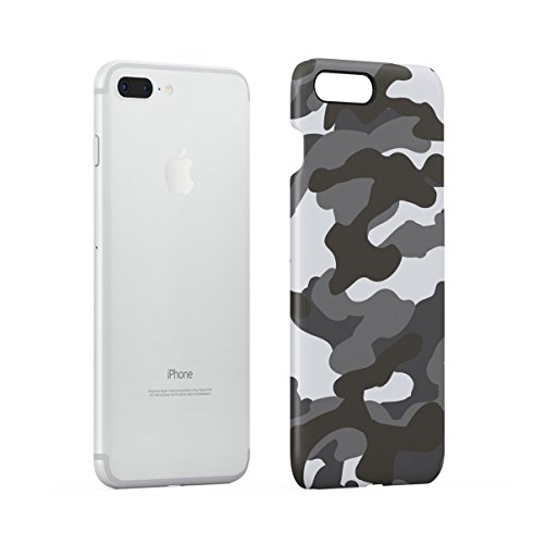 Gray Snow Camouflage Camo Apple iPhone 7 PLUS iPhone 8 PLUS Snap-On Hard Plastic Protective Shell Case Cover Carcasa Gray Snow Camouflage Camo Apple iPhone 7 PLUS iPhone 8 PLUS Snap-On Hard Plastic Protective Shell Case Cover Carcasa
