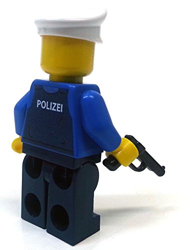 Modbrix 8237 – 2 Stück Deutsche Polizei Custom Minifiguren aus original Lego© Teilen - 4