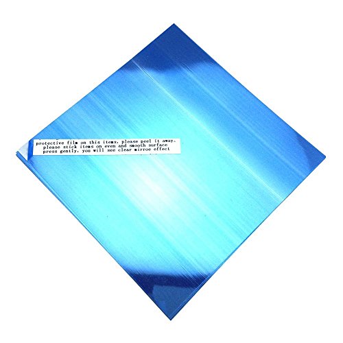 forepin® 16 Stück/set Quadrate Spiegel Wanduhr selbstklebend Mosaik Fliesen Basteln 15 cm * 15 cm Wandsticker Schlafzimmer Wohnzimmer Badezimmer Dekoration Self-Adhesive DIY Mirror Wall Stickers - 5