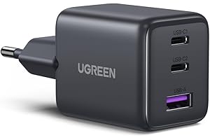 ‎UGREEN UGREEN ładowarka USB C 30W 3-portowy adapter iPhone GaN II zasilacz PD szybkiej ładowania kompatybilny z iPhone 17 Pro Max, 16, 15, 14, 13, iPad, Galaxy S25, S24 Pixel 9