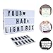 Produktbild Lichte Box, CrazyFire LED Lichtkasten A4, Boxen Beleuchtung,Gestaltbare Leuchtende Kinotafel Filmischen Licht-Box mit 104 Buchstaben und 85 bunten Symbole