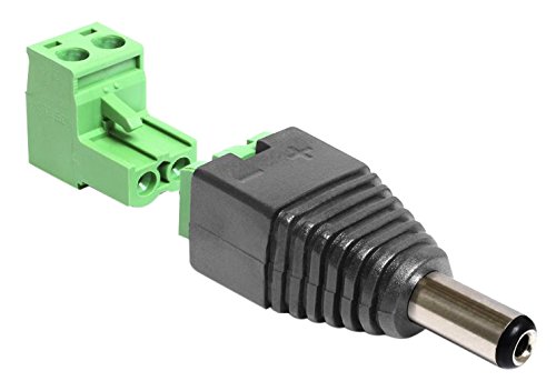 DELOCK Adapter Terminalblock > DC 2,1 x 5,5 mm Stecker 2-teilig