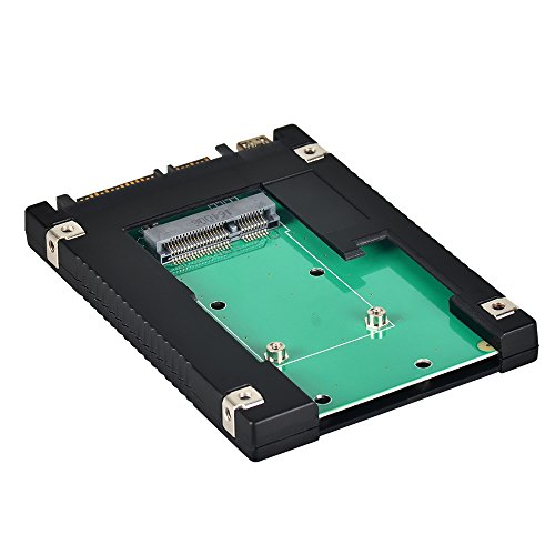 ELUTENG mSATA Adapter 2 in 1 mSATA zu 2,5″ SATA SSD Gehäuse Super Speed 6 Gbit/s mSATA auf mini USB Adapter Konverter für 27mm / 50mm / 70mm mSATA Festplatten Gehäuse - 7