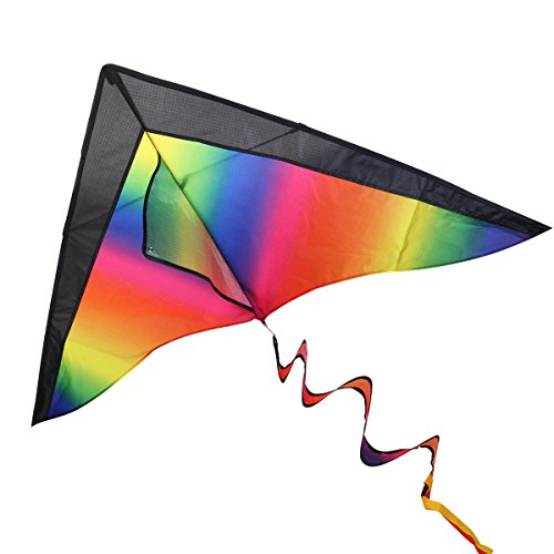BESTOYARD Rainbow Kite for Kids and Adults Easy Flyer Kite for Outdoor Games Activities with String reviews BESTOYARD Rainbow Kite for Kids and Adults Easy Flyer Kite for Outdoor Games Activities with String