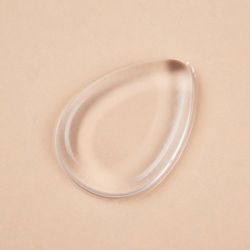 Ularma Transparente Herzform Silikon Make-up Puderquaste Gesicht Wasch Schwamm - 2