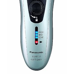 Panasonic ES-RF31 Premium Wet and Dry 4-Blade Electric Shaver for Men with Flexible Pivoting Head, Silver, UK 2 Pin Plug - Image 4