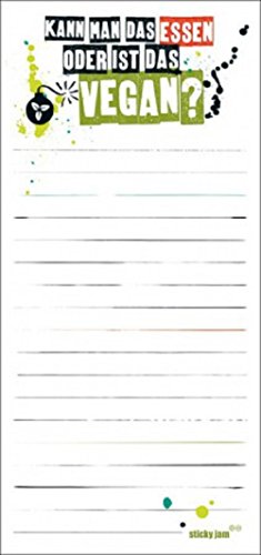 Preisvergleich Produktbild Magnetischer Notizblock Kann man das essen oder ist das vegan