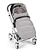 Mamas & Papas Extreme Weather Footmuff - Grey Cloud