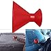 Produktbild Sunnywill Windschild Eiskratzer Schneeschaufel Werkzeug Schnee kratzen Runde magische kegelförmige Windschutzscheibe mit Eiskratzer Schneeschaufelwerkzeug Snow Shovel Tool (Red 1, 12.5 cm)