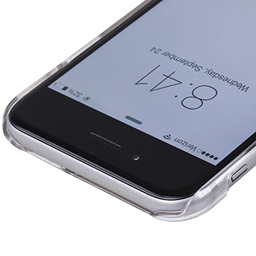 Donkeyphone Cristal Clear - Carcasa dura para Apple iPhone 6 6S Plus  transparente