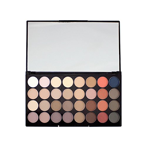 Makeup Revolution Lidschatten Palette – 32 Eyeshadow Palette – Flawless Matte 2 - 2