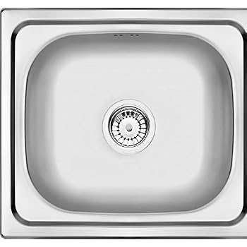 VBChome Edelstahl-Einbauspüle 74x44 Cm | Mit Ablagefläche, 0,6 Mm Stärke, Schalldämmend, Für Links/rechts