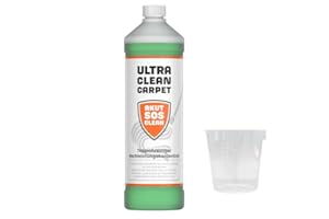 CHIMP TOOLS PREMIUM CAR CARE PRODUCTS Akut SOS Clean Ultra Clean Carpet Cleaner Upholstery Cleaner – High Performance Concentrate – Deeply Clean Textile Cleaner Carpet Cleaner 1L + Free Chip Tools Measuring Cup