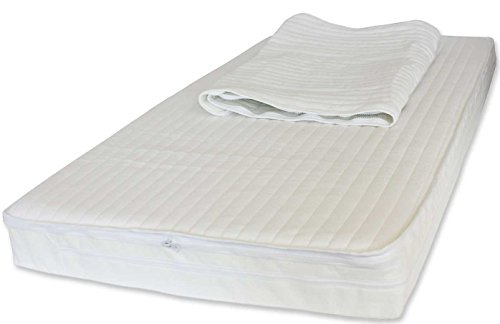 NightyNite Superstart Anti Allergenic Sprung Cot Mattress with Interchangeable Easy Change (126 x 63 x 10 cm)