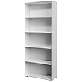 Libreria Scaffale Vela Casaria 77cm - 2 Ripiani Regolabili, Bianco, Per Documenti E Oggetti - Foto 10