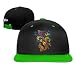 Produktbild Xukmefat Men Women Psychedelic Squirrel Hip Hop Baseball Caps Snapback Hats C529