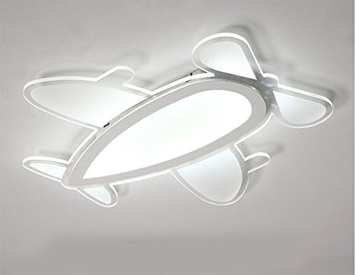 LighSCH Ceiling Light Bedroom Are Children Aircraft Lights Acrylic Ultra-Thin Led White Light 45W 650*650Mm White Modern Lamp