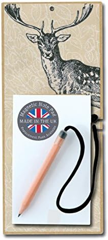 Stag Magnetic Notepad with Pencil by Padblocks