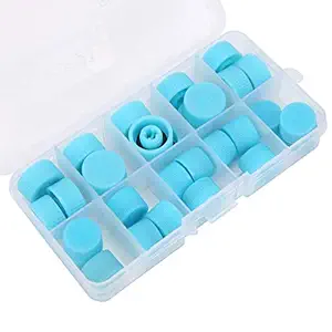 Air Conditioning System Seal Kit, Replacement Blue Air Conditioner Parts Practical for AC System Refrigerant Port