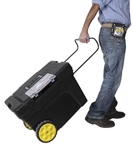 Stanley Mobile Montagebox, entnehmbarem Organizer, für Elektrowerkzeuge, ausziehbarer ergonomischer Stahlgriff, 1-97-503 - 5