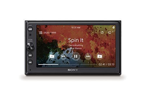 Sony XAV-AX100 16,3 cm (6,4 Zoll) Media Receiver (mit Bluetooth, Apple CarPlay und Android Auto, Navigation, Spotify, 2 DIN Autoradio)