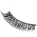 SODIAL(TM) New 10 Pair Reusable Long Fake False Eyelashes Glue Adhesives Eye Lashes Makeup Black 026