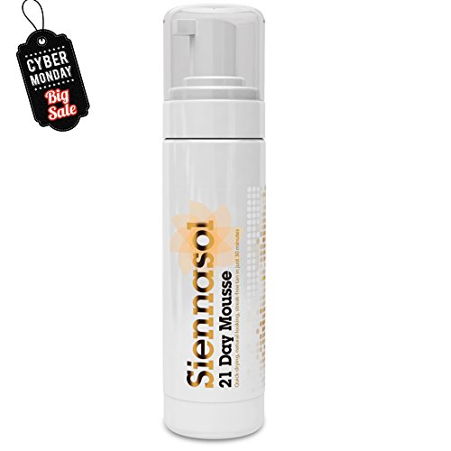 Siennasol 21 Day Tanning Mousse | Streak-Free Natural Tan that lasts 21 Days.