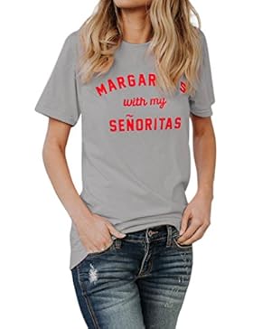 T-Shirt,Honestyi 2018 Neueste Modell Damen Einfarbig Große Größe T-Shirt Kreativ Entwurf Brief O-Asschnitt Streetwear...