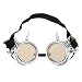 Produktbild Rivet Steampunk Winddicht Spiegel Weinlese-gotische Objektive Goggles Glasses - Silber, Moule grand
