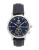 Zeppelin Herren-Armbanduhr Nordstern Analog Quarz Leder 75403