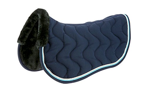 Equi-Theme/Equit'M 206064007 Coussin de Saut Unisexe Bleu Marine/Blanc/Acier Inoxydable/Bleu Clair, Taille Unique