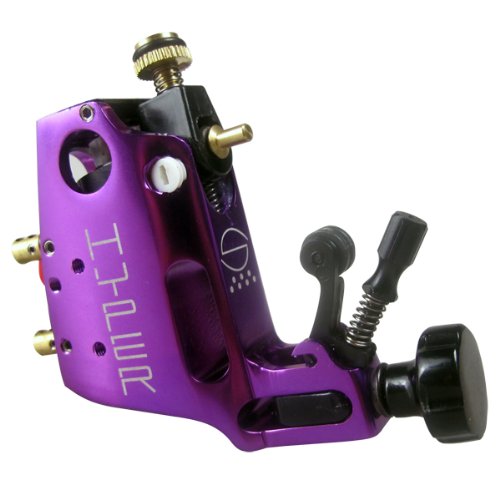 Solong Tattoo Rotary Tattoo Machine Gun Stigma Hyper V3 Aluminium CNC Frame 4.5W Motor Free Allen Key Purple M660-6