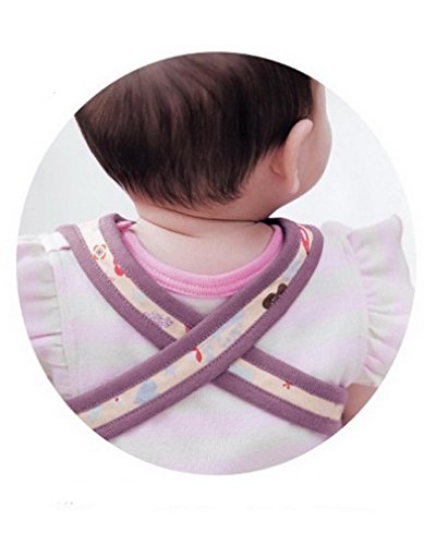 Ele Gens 3/5er Baby Kinder Wasserdicht Lätzchen Babylätzchen Schürze Baumwolle Mit Druckknöpfen Jungen Mädchen - 4