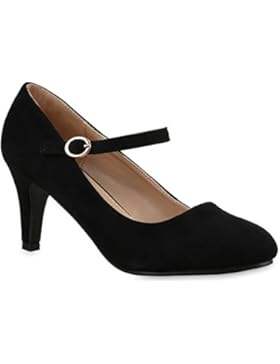 Stiefelparadies Damen Pumps Mary Janes Flandell