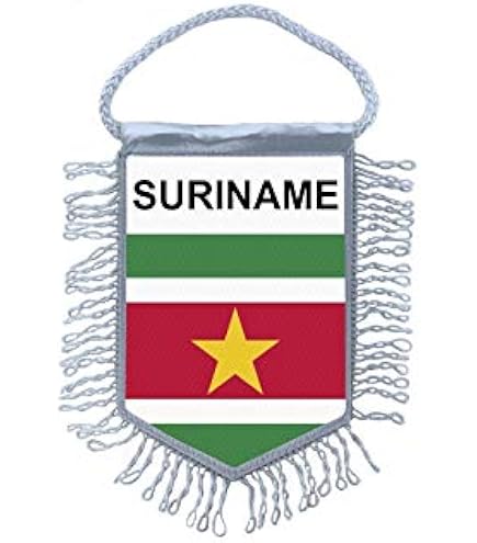 Fanion Miniature Drapeau Paraguay – 15 X 10 Cm, Polyester, Imprimé Recto-verso, Décoration Voiture/bureau