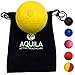 Price comparison product image Massage Lacrosse Ball for Trigger Points - yellow - with drawstring bag + physio exercises online