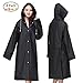 Produktbild Boonor 2 Stück Regenponcho EVA Regenjacke Unisex Regenmantel Wiederverwendbar Wasserdicht Atmungsaktiv Wandern Regencape Für Damen Herren Erwachsene, 160-190cm