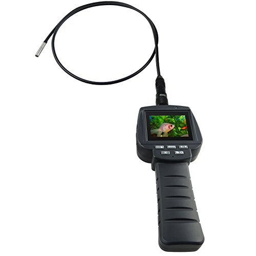 Preisvergleich Produktbild 5.5mm Camera Recordable Video Inspection 2.4" HD Endoscope 1M Cable Borescope 4 LED