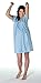 Blue Dottie XL Maternity & Breastfeeding Nightie