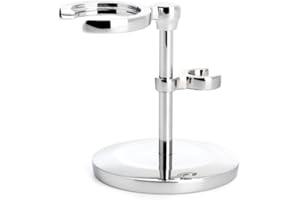 MÜHLE Tradycyjny uchwyt do klasycznej maszynki do golenia i pędzla do golenia – chromowany